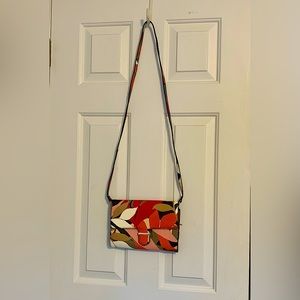 A New Day multicolored clutch.